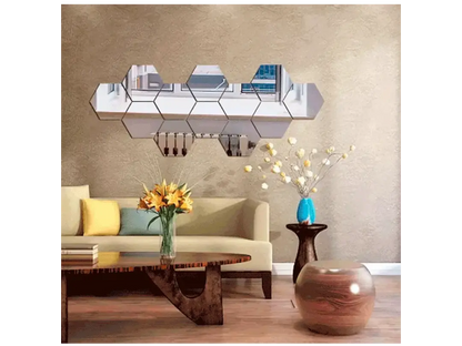 HexaView® / Espejo hexagonales decorativos Pack x10