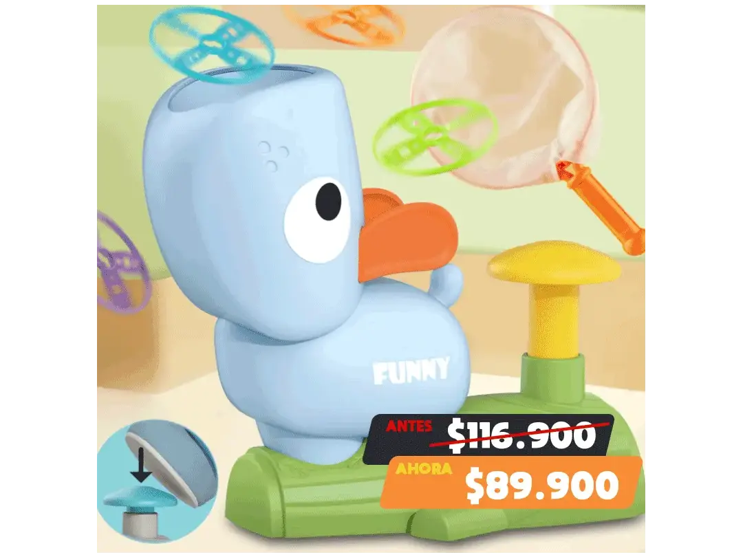 DiscBlaster® / juguete lanzador de discos voladores para niños