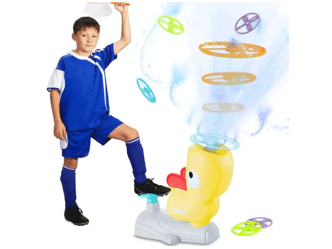 DiscBlaster® / juguete lanzador de discos voladores para niños