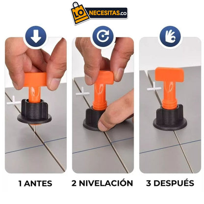 Sistema Nivelador de Ceramica (50 Unidades)