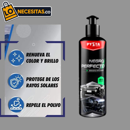 RENOVADOR DE PARTES NEGRAS Y PLASTICAS 3 UNIDADES