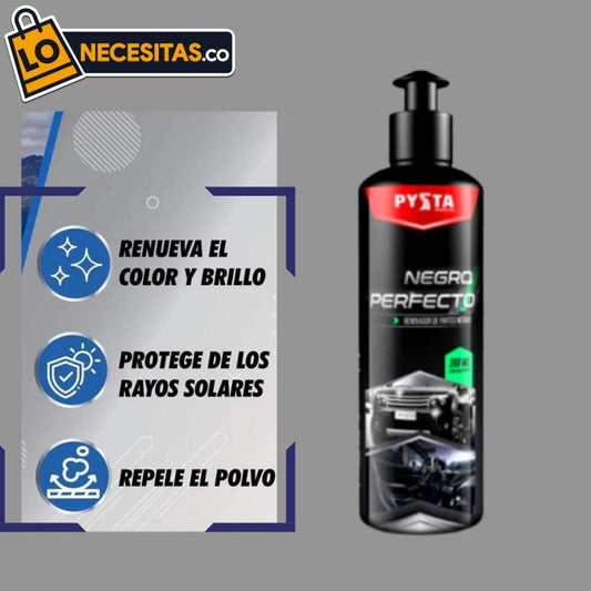 RENOVADOR DE PARTES NEGRAS Y PLASTICAS 3 UNIDADES